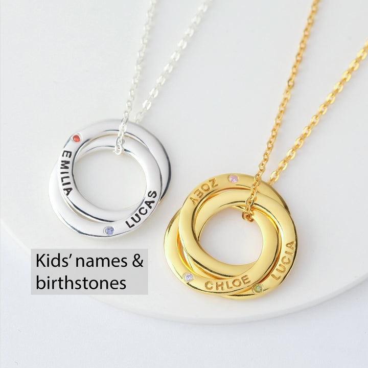 Mother Necklace Birthstone, Custom Mother Necklace, Gift From Daughter