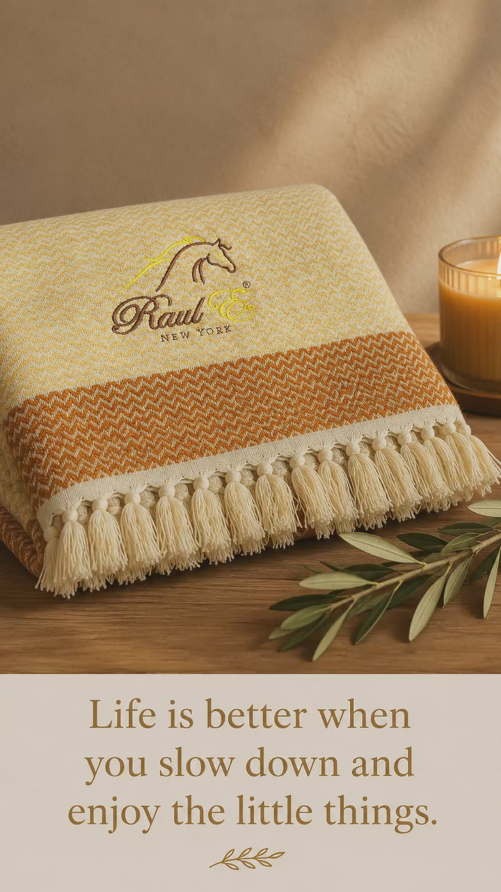 
Raul E New York luxury blanket - Croatian Designer Fashion - Raul E New York