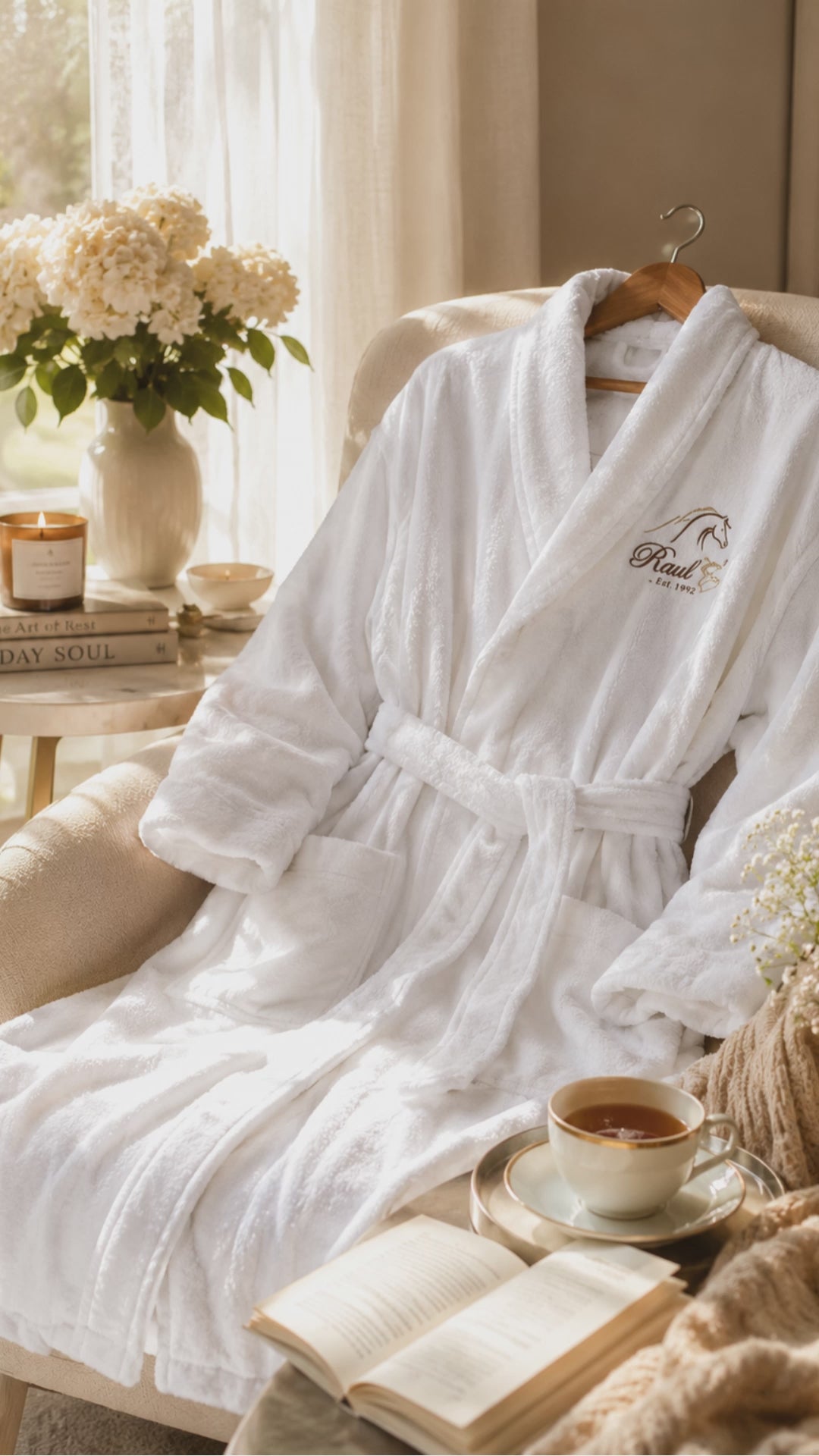 Luxury Zen Robe for Her - Bath & Beauty - Croatian Designer Fashion - Raul E®   New York