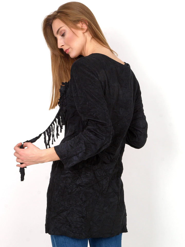 Black long sleeve tunic