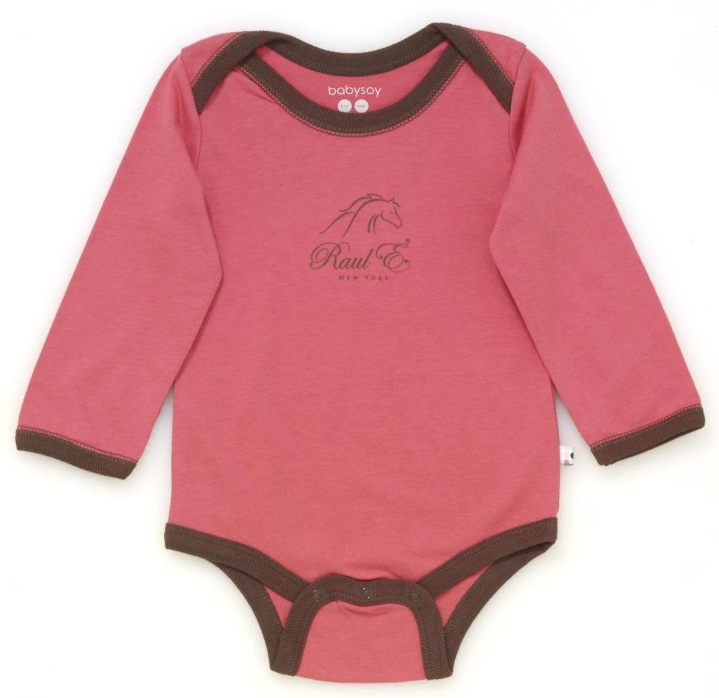 Raul E New York Baby-Girls' Long Sleeve Basic Body Suit 6-12 M Blossom