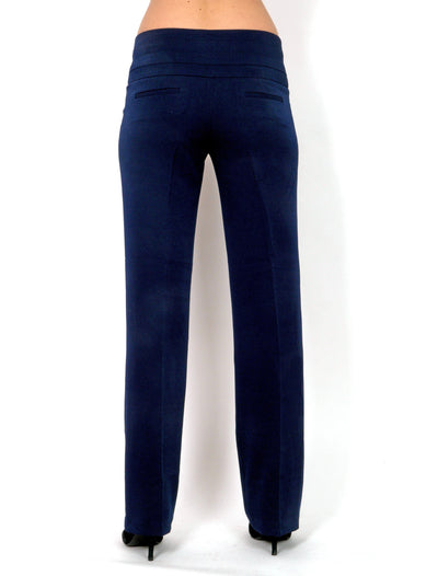 Dark blue straight pants