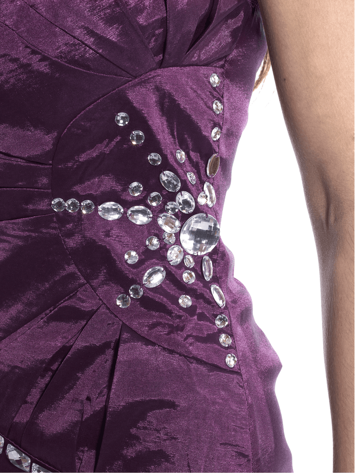 Strapless Dress with Crystals