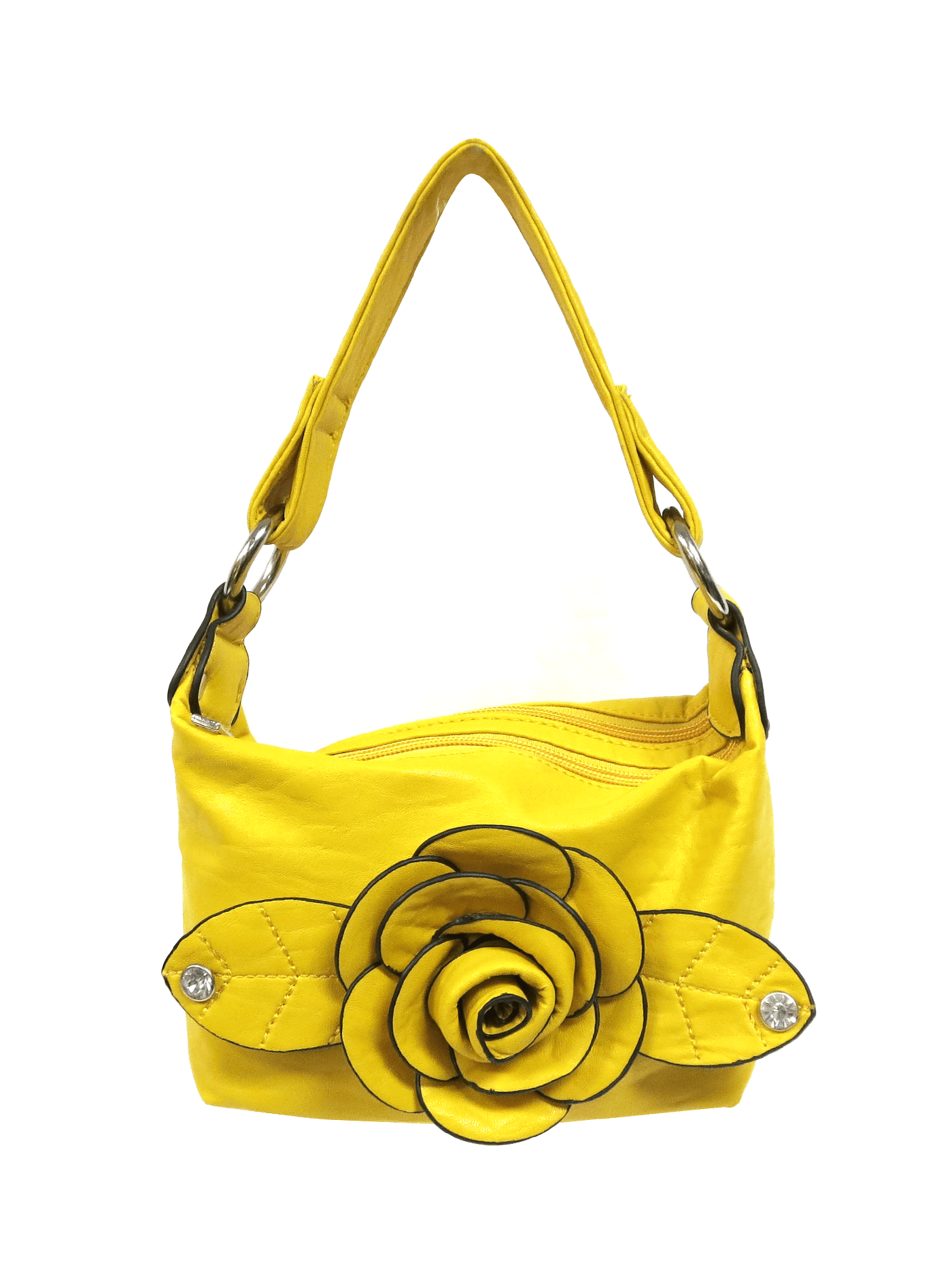 Yellow Rose Small Handbag